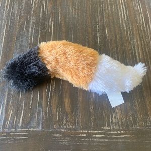 One Size Tri Color Fox Halloween Costume Accessory Tail Furry One Size EUC